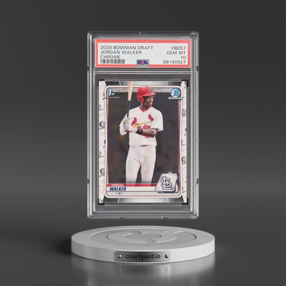 2020 Jordan Walker - Baseball Bowman Draft PSA 10 GEM MINT